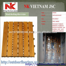 Piso de madeira do Vietnã para móveis ao ar livre